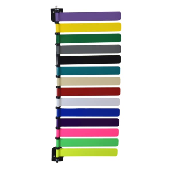 Room ID Flag System, Std 14 Color Set (Quickly & Clearly Alert Staff t